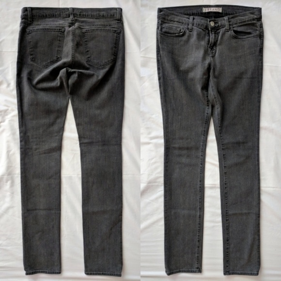 J Brand Skinny Low Rise Pencil Leg in Ghost 28 - Picture 3 of 8
